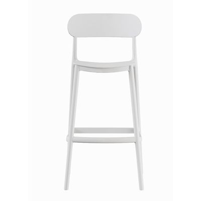 Piso Taburete Silla alta bar cocina Nils 75cm Blanca
