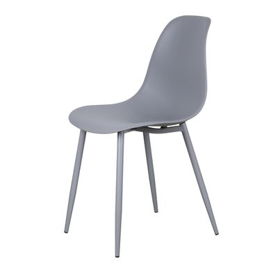 Imagen 2 del producto Silla Deco Plastico Patas Metálicas Igor 45*53*83 Gris