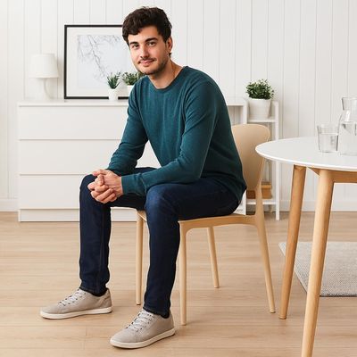 Imagen 2 del producto Silla Plástico Apilable Deco Sevilla Beige Escandinavia