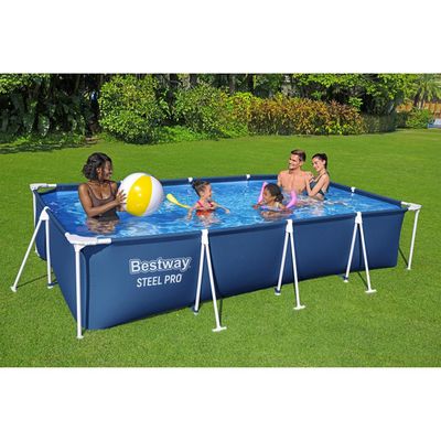 Imagen 2 del producto Piscina Bestway Rectangular Steel Pro 4.00MX2.11MX81Cm Azul