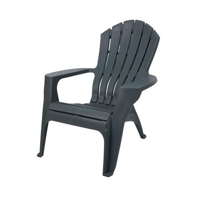 Silla Reposera Plástica Terraza Negra Northwest