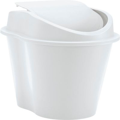 Imagen 1 del producto Basurero Plastico Blanco 10 Lts Rimax