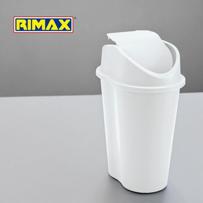Imagen 2 del producto Basurero Plastico Blanco 10 Lts Rimax