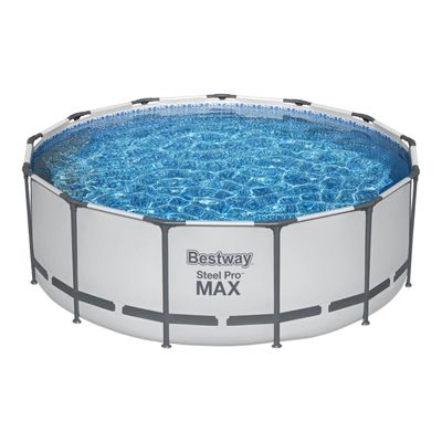 Piscina Bestway Redonda Steel ProMax Filtro+Acces 3.96X1.22M