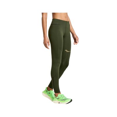 Calza Saucony Elite Mujer Tight Green