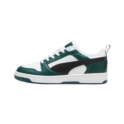 Zapatillas Urbanas Puma Rebound v6 Low Hombre Verdes/Blancas