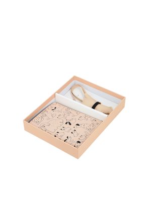 Set Portadocumentos + Llavero Secret Osma SC6 Beige