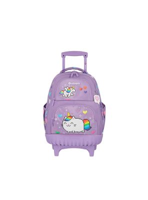Mochila con ruedas Xtrem Cross 2.0 5XT Gato Lila