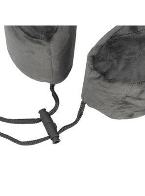 Imagen 2 del producto Almohada Cervical Enrollable para Viaje Saxoline Gris