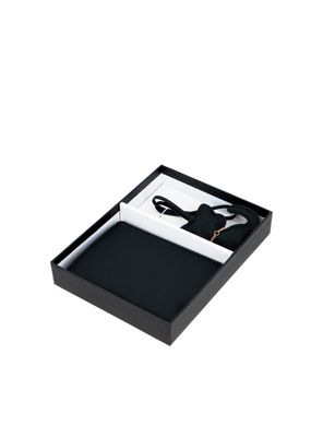 Set Portadocumentos + Llavero Secret Osma SC6 Negro