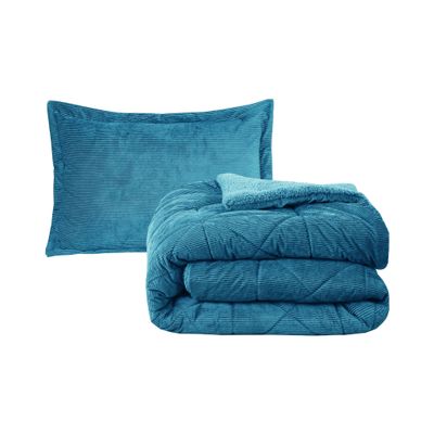 Imagen 2 del producto Plumon Babycord azul 1.5 Plazas