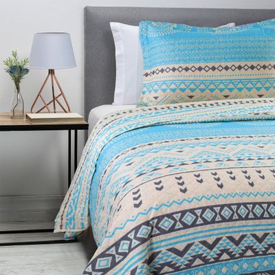 Imagen 2 del producto Cubrecama Ultrasonic Turquesa 1.5 Plaza