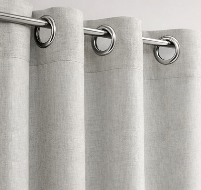 Imagen 2 del producto SET 2 CORTINAS BLACKOUT NEW PETRA HUESO