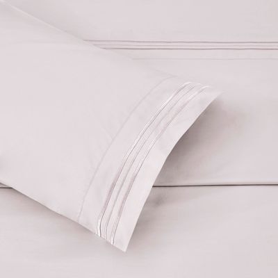 Imagen 2 del producto JUEGO DE SABANAS 100% ALGODÓN 200 HILOS PALO ROSA LISAS SKING