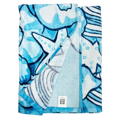 Imagen 2 del producto Toalla De Playa Velour Mar Celeste