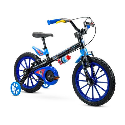 Bicicleta Aro 16'' Con Ruedas De Abs - Azul Nathor