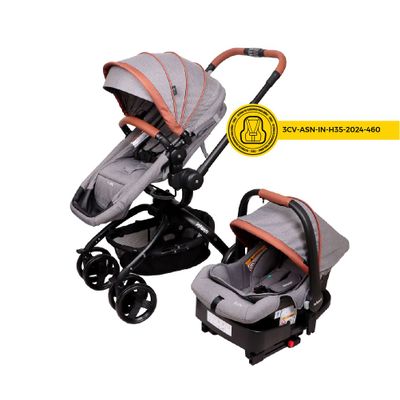 Imagen 2 del producto Coche Travel System I-Giro 2G Bright Gray Infanti