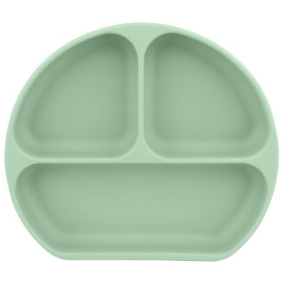 Plato Con Divisiones Verde Infanti