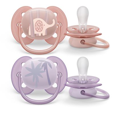 Imagen 2 del producto Chupete Ultra Soft 0-6 Meses Niña Philips Avent