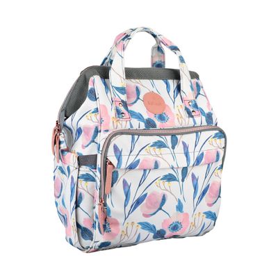 Mochila Pañalera Open Floral Infanti