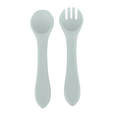 Set Cuchara Y Tenedor Azul Infanti