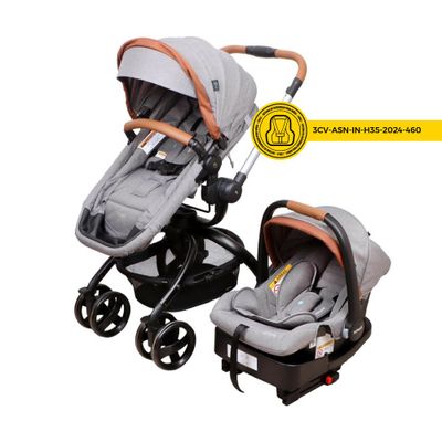 Imagen 2 del producto Coche Travel System I-Giro 2G Grey/Silver Infanti