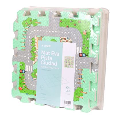 Imagen 2 del producto Alfombra Mat Eva Pista Ciudad 9 Pz Infanti