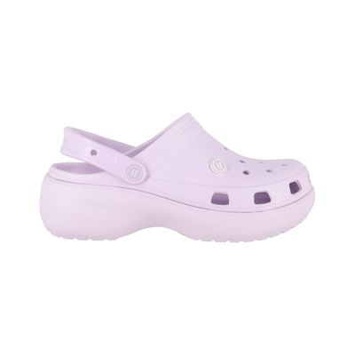 Zuecos Plataforma Mujer Bamers Air Morado