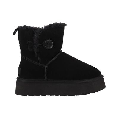 Imagen 1 del producto Bota Mujer Bamers Blast Button Cuero Negro