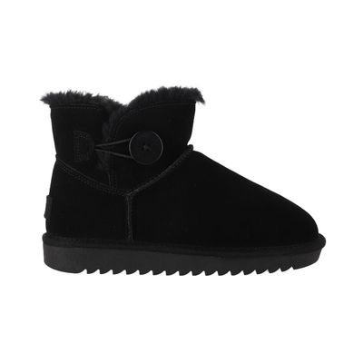 Imagen 1 del producto Botas Mujer Cuero Blast Button Short Negro Bamers