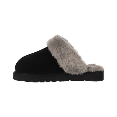 Imagen 2 del producto Pantuflas Mujer Cuero Fur Ii Negra Bamers