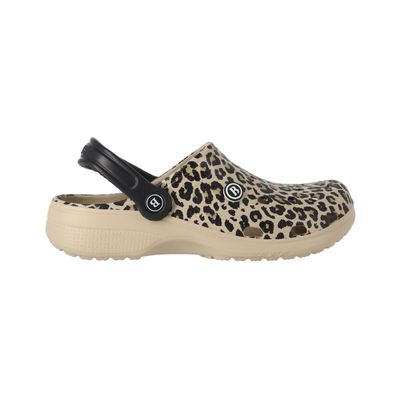 Zuecos Mujer Bamers Air Leopard Print