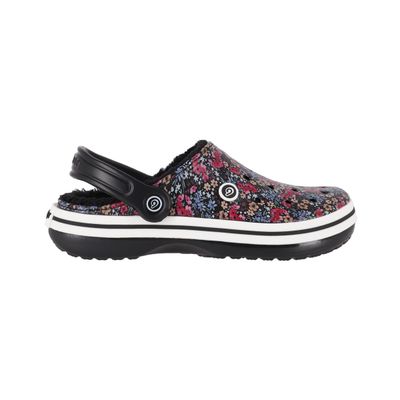 Zuecos Mujer Bamers Refugio Line Negro Print