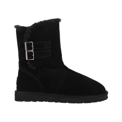 Bota Mujer Bamers Blast Strap Cuero II Negro