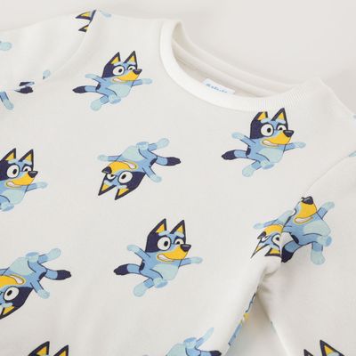 Imagen 2 del producto Poleron Cerrado Niño Dancing Blanco Bluey