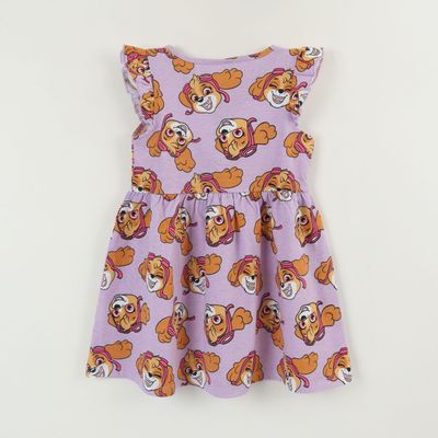 Imagen 2 del producto Vestido Sin Manga y Collet Niña Lila Print Skye Paw Patrol
