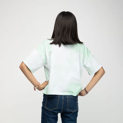 Imagen 2 del producto Polera Niña The Life Turquesa SmileyWorld ®