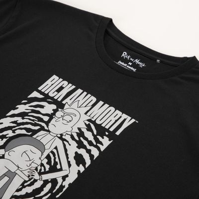 Imagen 2 del producto Polera Manga Corta Hombre Rick and Morty Negro
