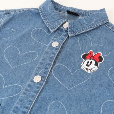 Imagen 2 del producto Chaqueta Denim Niña Minnie Corazones Azul Disney