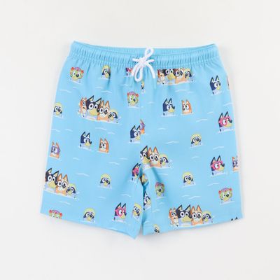 Imagen 1 del producto Short Niño Celeste Full Print Bluey & Friends Bluey