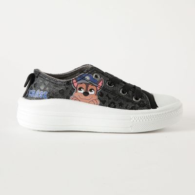 Zapatillas Lona Niño Chase Negro Paw Patrol