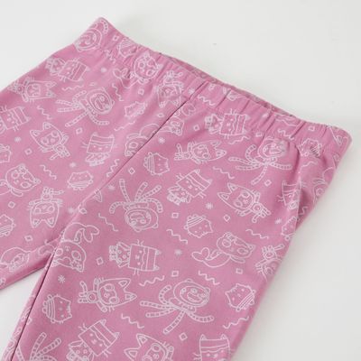 Imagen 2 del producto Calza Niña Full Print Rosado Gabby Doll House