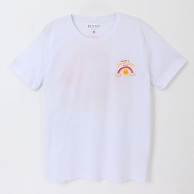 Polera Manga Corta Adulto Blanco Lotso Pixar Disney
