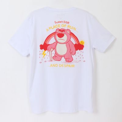 Imagen 2 del producto Polera Manga Corta Adulto Blanco Lotso Pixar Disney
