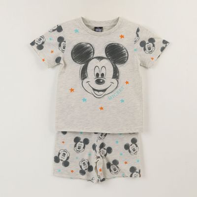 Imagen 1 del producto Pijama Manga Corta Niño Gris Estrellas Mickey Disney