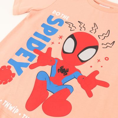 Imagen 2 del producto Polera Manga Corta Niño Spidey Do The Naranjo Marvel