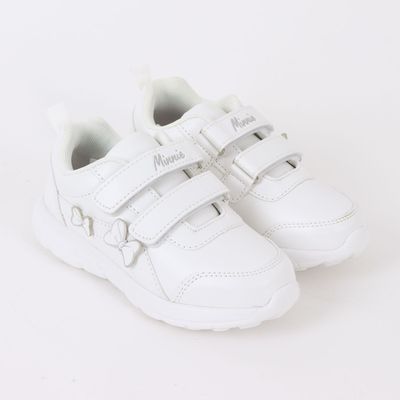Imagen 2 del producto Zapatilla Escolar Niña Cintas Minnie Mouse Blanco Disney