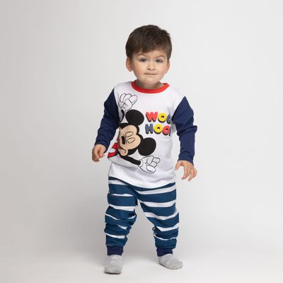 Imagen 1 del producto Pijama Niño Mickey Woo Hoo Blanco Disney