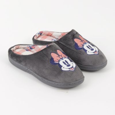 Imagen 2 del producto Pantufla Mujer Gris Oscuro Cara Feliz Minnie Disney