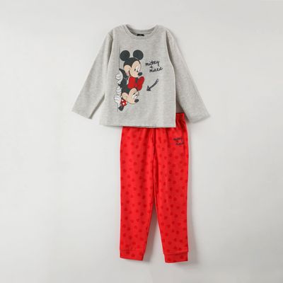 Conjunto Pijama Buzo Niña Minnie Plus Love Rojo Disney
